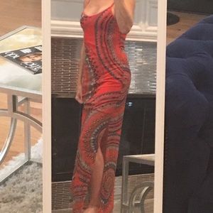 Fire Los Angeles maxi dress